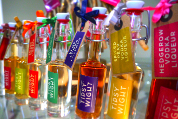Festive mini bottles