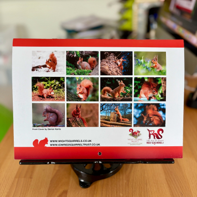 Squirrel Calendar back