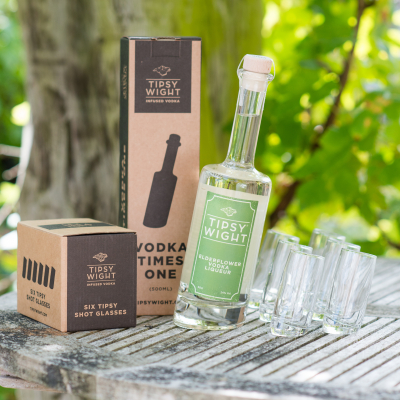 50cl elderflower & glasses & boxes