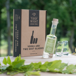 Wild Garlic Vodka & Two Shot Glasses